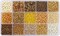 Mix 15 Color Glass Seed Beads Tube Beads Glass Bugle Beads Loose Kit for Jewelry Making DIY Craft Beading (Mix 15 Color, Gold)